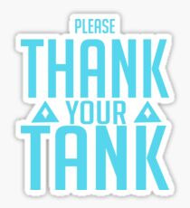 Tank you Sticker