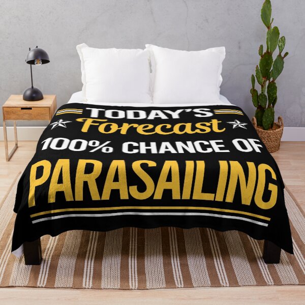 Item preview, Funny Today's Forecast Parasailing Parascending Parakiting designed and sold by TroyaBrewer.
