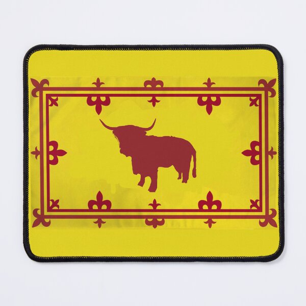 Item preview, Highland Cattle Scottish Royal Banner (Crodh Gàidhealach bratach rìoghail) designed and sold by JonathanR1994.