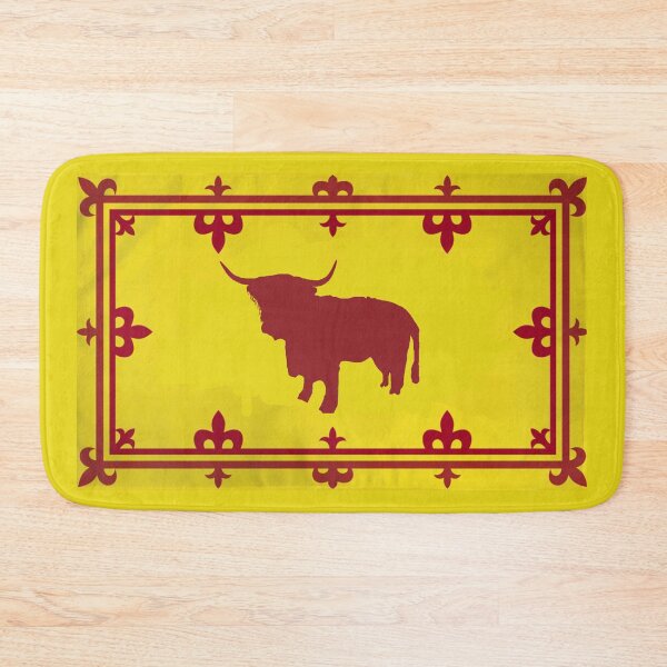 Item preview, Highland Cattle Scottish Royal Banner (Crodh Gàidhealach bratach rìoghail) designed and sold by JonathanR1994.