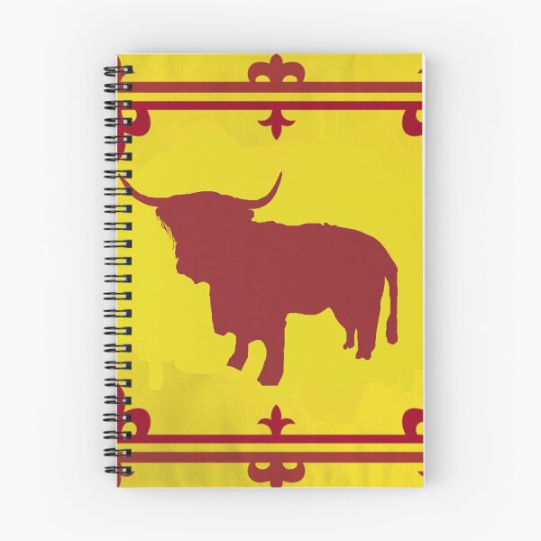 Item preview, Highland Cattle Scottish Royal Banner (Crodh Gàidhealach bratach rìoghail) designed and sold by JonathanR1994.