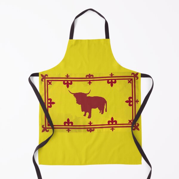 Item preview, Highland Cattle Scottish Royal Banner (Crodh Gàidhealach bratach rìoghail) designed and sold by JonathanR1994.