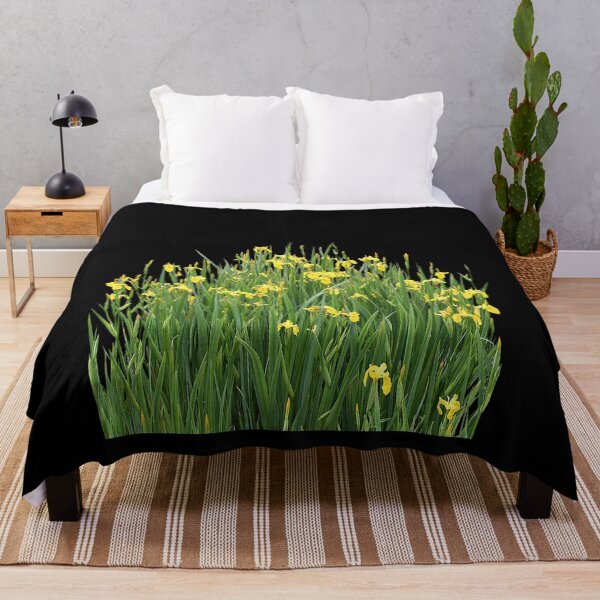 Item preview, petaled flowers, Iris pseudacorus Aquatic plant Sweet flag Nelumbo designed and sold by nichoandrews.