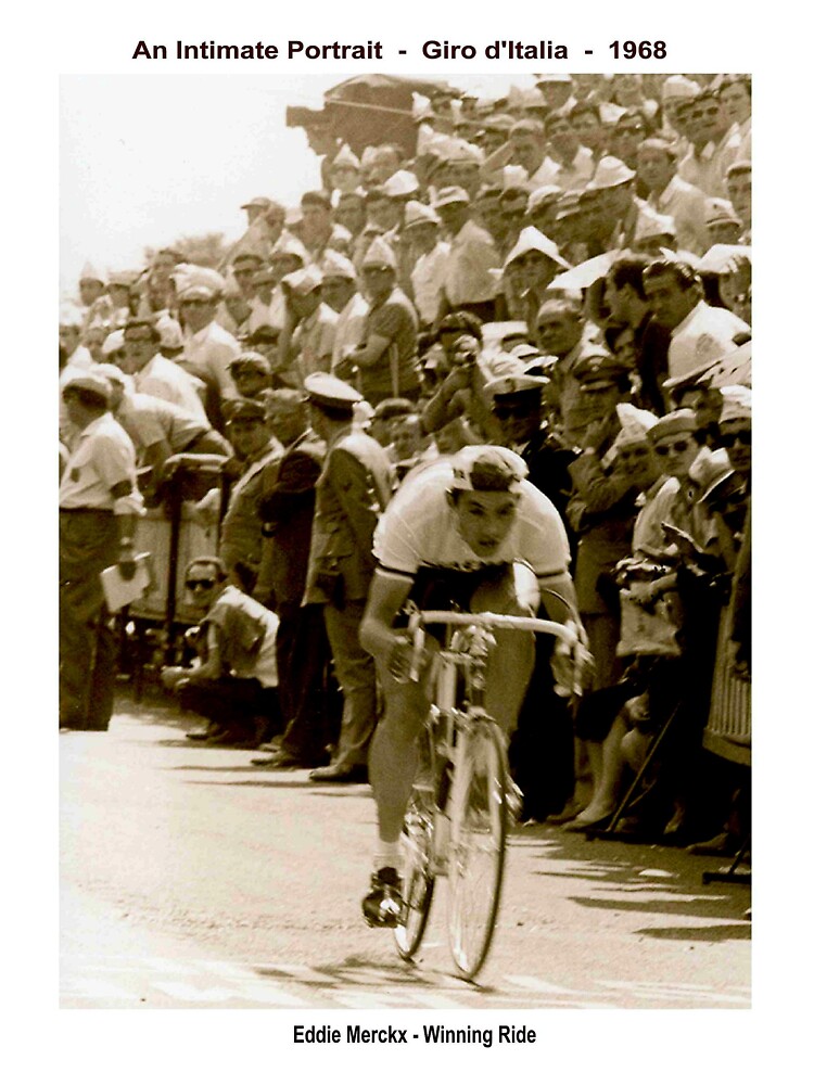 GIRO d ITALIA: Vintage 1968 Eddie Merckx Victory Print Kids T-Shirt