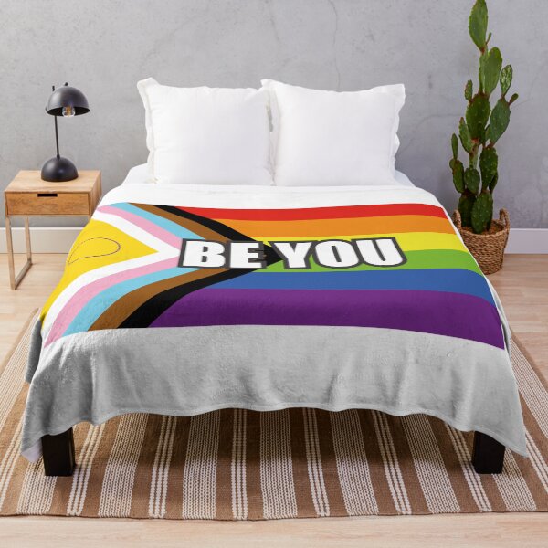 Item preview, Inclusive Pride Progress Flag BE YOU designed and sold by Inspirationmotivation.