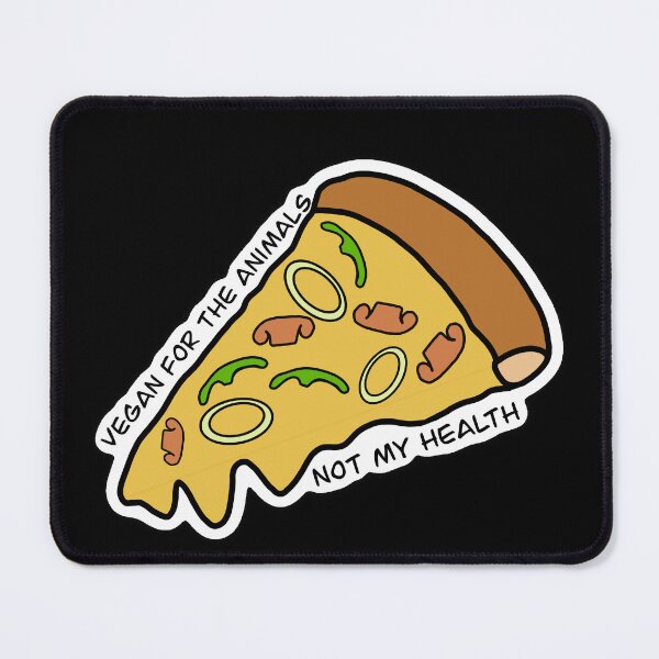 Item preview, Vegan for the animals - pizza designed and sold by Crafts By Molly May.