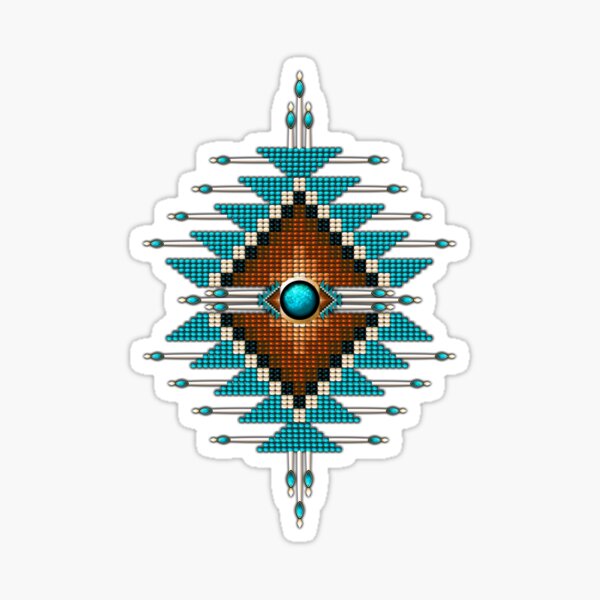 Item preview, Native American Sunburst 025 designed and sold by Naumaddic Arts.