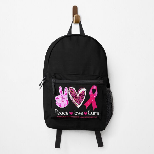 Item preview, Funny breast cancer Peace Love Cure designed and sold by Julie731.