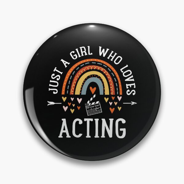 Item preview, Just A Girl Who Loves Acting designed and sold by adxota.