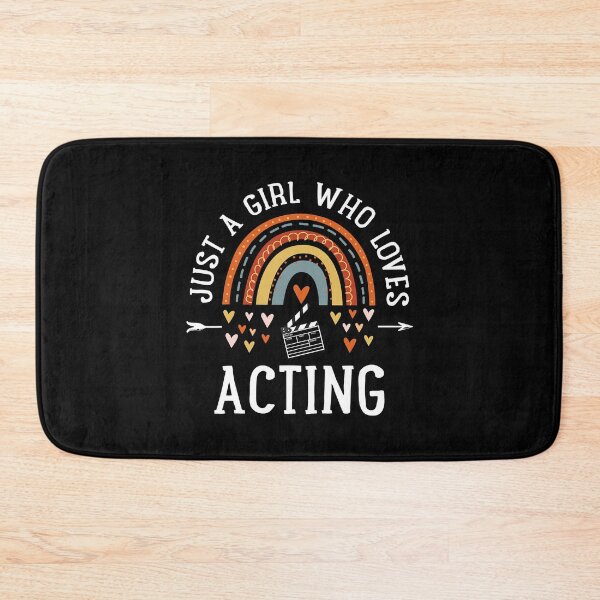 Item preview, Just A Girl Who Loves Acting designed and sold by adxota.