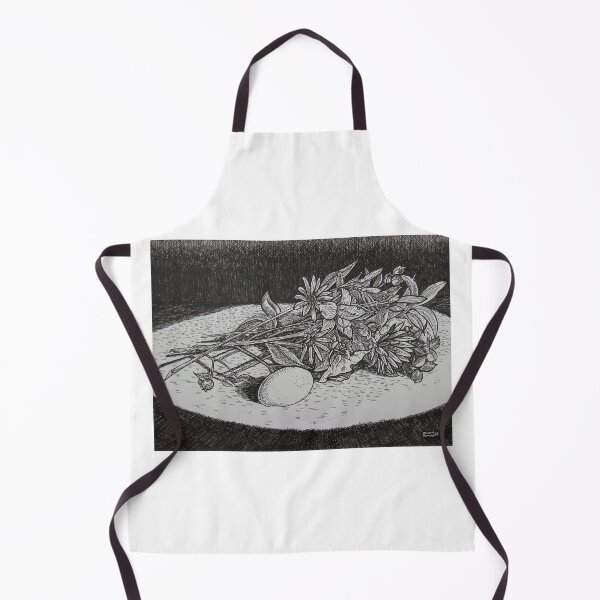Item preview, Still life with flowers, egg. Pen on 29.7x42cm paper. designed and sold by crowleyronan123.