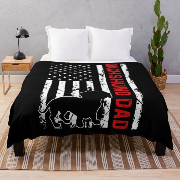 Item preview, Vintage Dachshund Dad American Flag - Dachshund Dog Breed Lover designed and sold by tjred01.