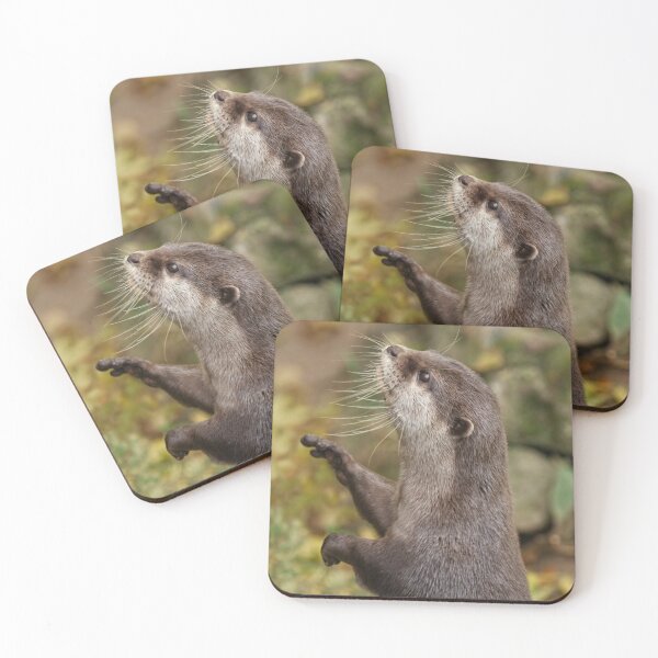 Item preview, Otter Amongst Autumn Leaves designed and sold by rawshutterbug.