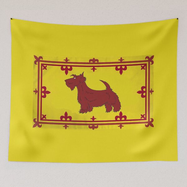 Item preview, Scottish Terrier Royal Banner (abhag Albannach - bratach rìoghail) designed and sold by JonathanR1994.