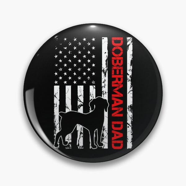 Item preview, Vintage Doberman Dad American Flag - Doberman Dog Breed Lover designed and sold by tjred01.