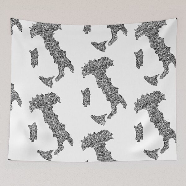 Item preview, Lettering Map of Italy designed and sold by marianabeldi.