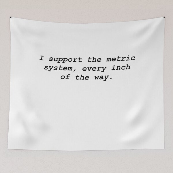Item preview, metric system v's imperial system designed and sold by 6059.
