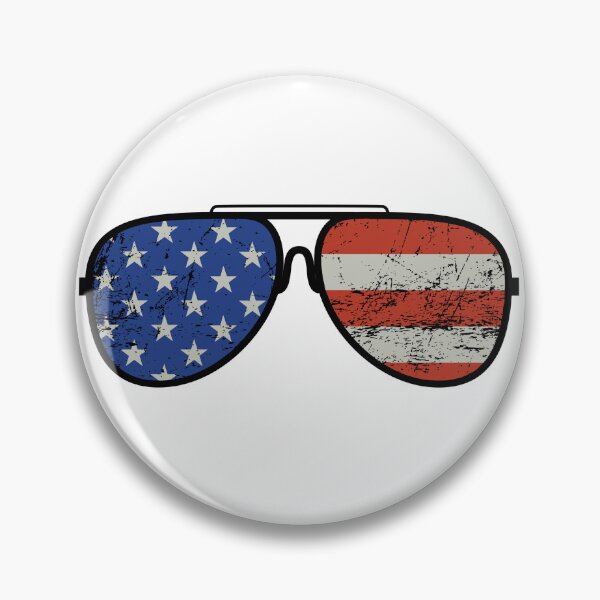 Item preview, American Flag Distressed Sunglasses Vector designed and sold by paulosbpires.