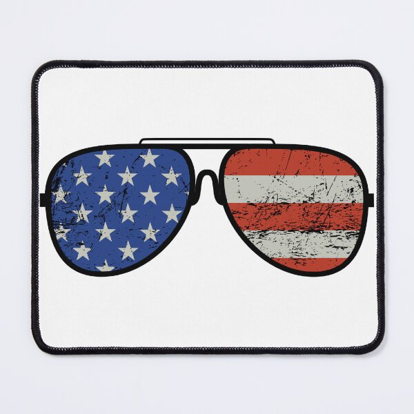 Item preview, American Flag Distressed Sunglasses Vector designed and sold by paulosbpires.