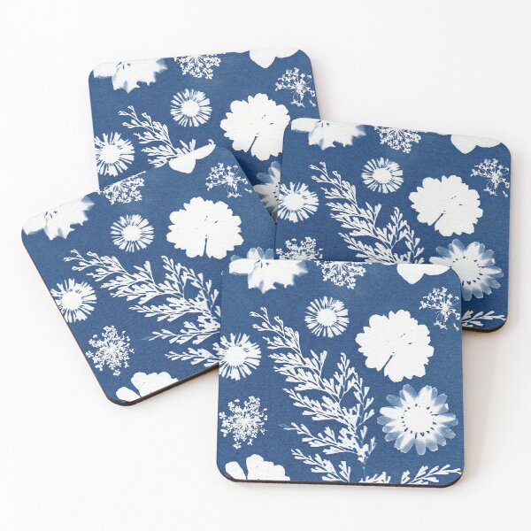 Item preview, Blue and White Hodgepodge Pattern designed and sold by joelle1724.