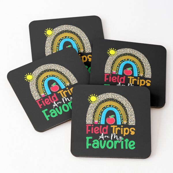 Artikelvorschau, Field Trips Are My Favorite, School Field Trip Day, Leopard Rainbow Funny entworfen und verkauft von Gifts-Trend.