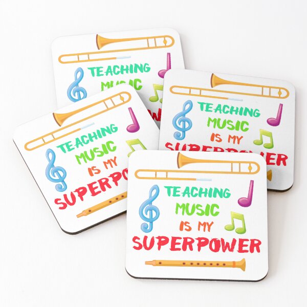 Item preview, Teaching Music is my Superpower Essential T-Shirt designed and sold by Yassiki.
