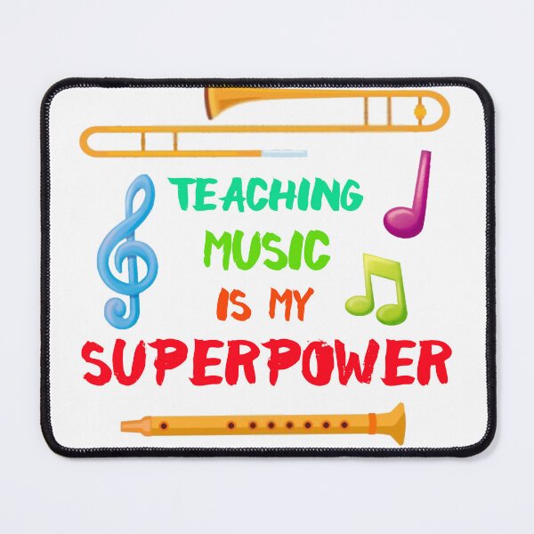 Item preview, Teaching Music is my Superpower Essential T-Shirt designed and sold by Yassiki.