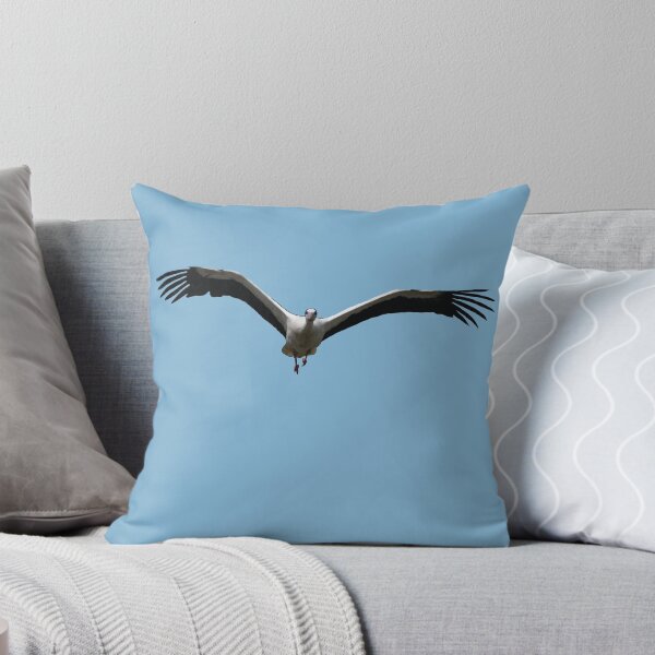 Item preview, White Stork (Ciconia ciconia) Bird In Flight Vector designed and sold by taiche.
