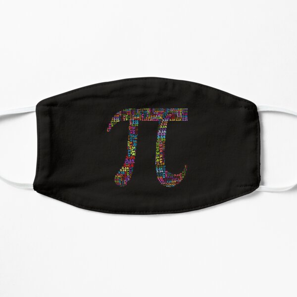 Pi Day Number 3.14159265359... Math 3.14 Funny T-Shirt Sweatshirt Flat Mask