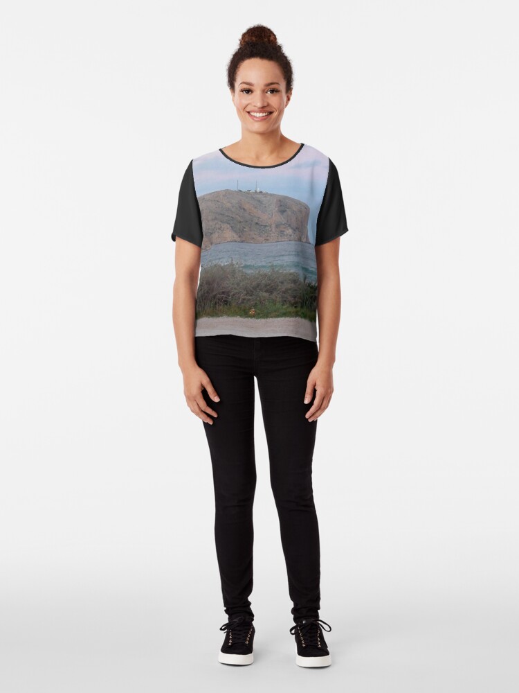 Alternate view of Javea Xabia Spain Chiffon Top