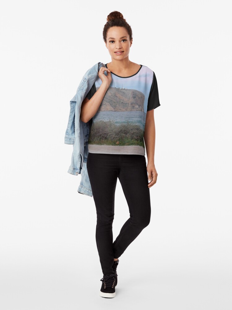 Alternate view of Javea Xabia Spain Chiffon Top