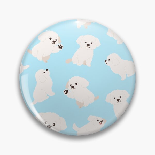 Item preview, Adorable White Maltese All-Over-Print in Blue designed and sold by You Store.