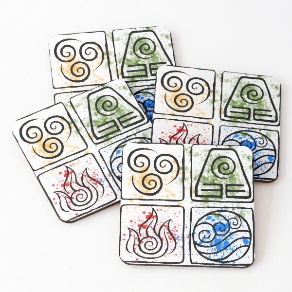 Item preview, 4 elements: earth, wind, fire, water designed and sold by Becky Hunter.
