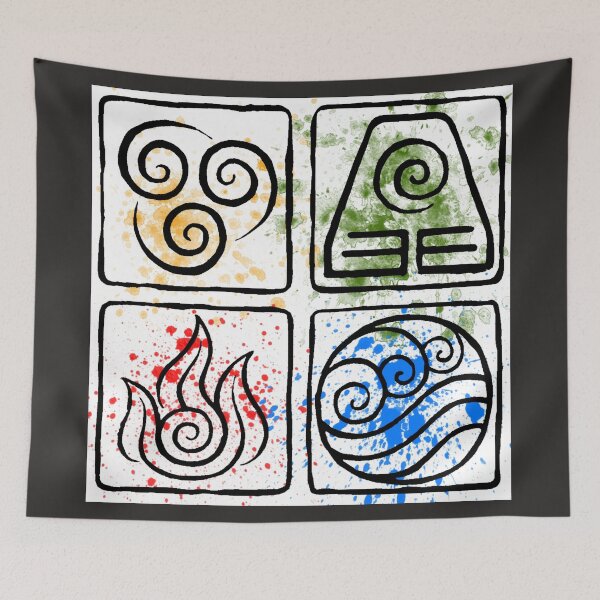 Item preview, 4 elements: earth, wind, fire, water designed and sold by Becky Hunter.