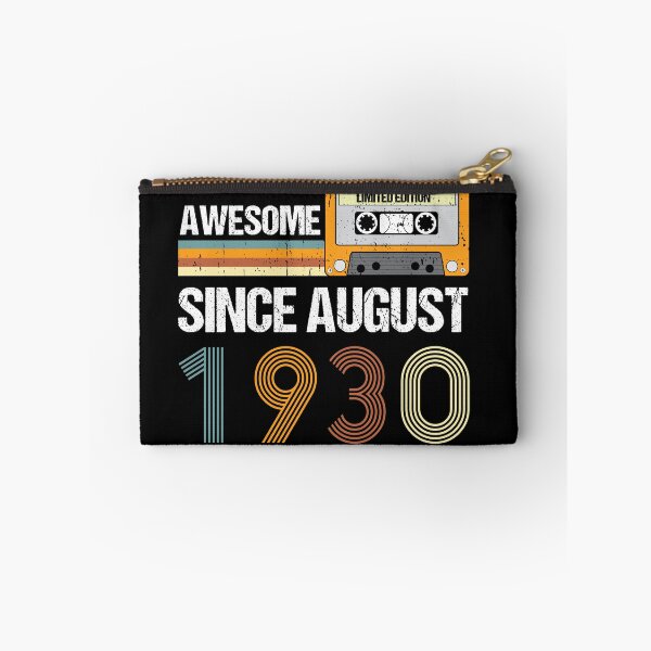Item preview, Awesome Since August 1930 | Made In 1930 | August Birthday Quotes designed and sold by AMINE  ★★★★★.