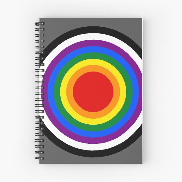 Item preview, straight ally pride flag circle designed and sold by kiippers.