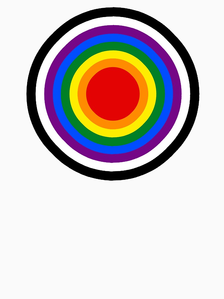 Straight Ally Pride Flag Circle T Shirt For Sale By Kiippers