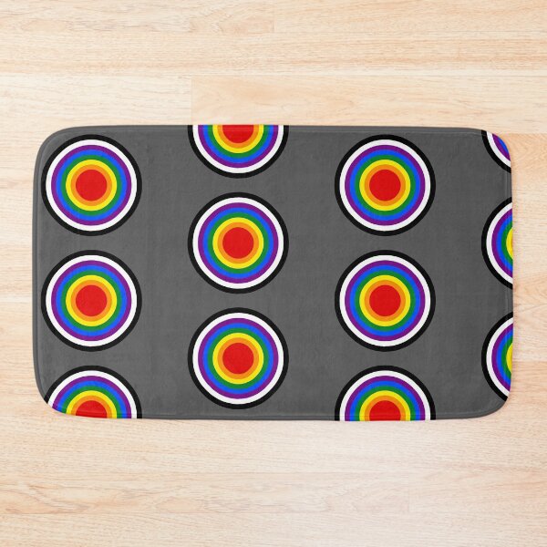 Item preview, straight ally pride flag circle designed and sold by kiippers.