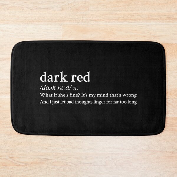 Item preview, Dark Red by Steve Lacy designed and sold by StickTheSong.