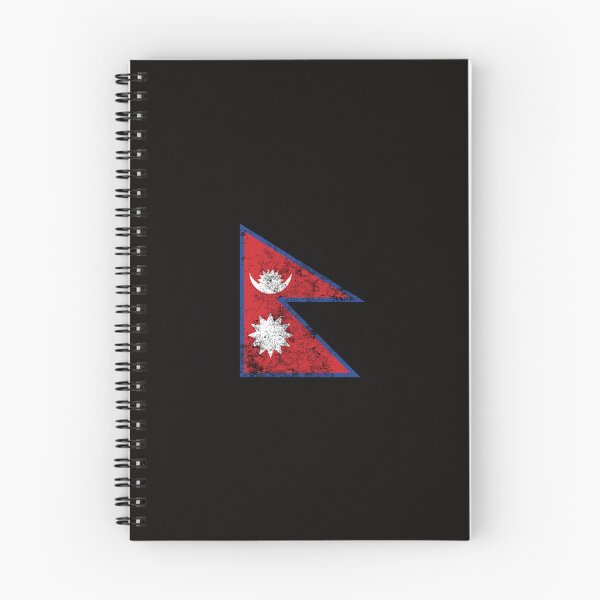 Item preview, Nepal Distressed Flag Printed Math Gift - Retro Vintage Look Pullover Hoodie designed and sold by XanHopeyt.