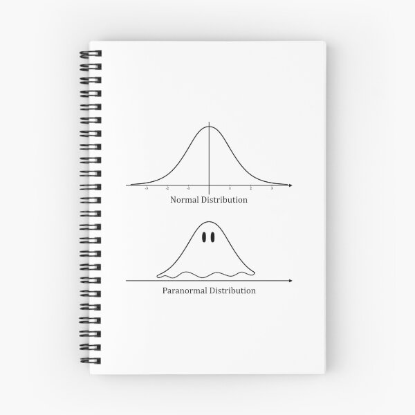 Aperçu de l'œuvre Normal, Paranormal Distribution Math Sweatshirt créée et vendue par XanHopeyt.