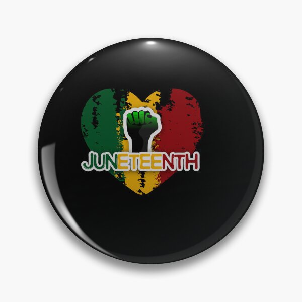 Item preview, Juneteenth Heart Black History Afro American African Freedom designed and sold by fadouades.