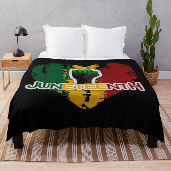 Item preview, Juneteenth Heart Black History Afro American African Freedom designed and sold by fadouades.
