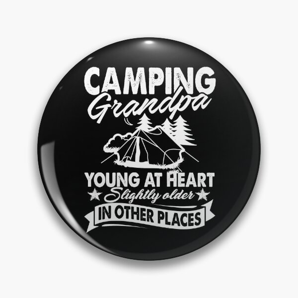 Item preview, Camping Grandpa Young At Heart designed and sold by UnknownArtistt.