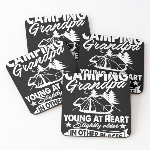 Item preview, Camping Grandpa Young At Heart designed and sold by UnknownArtistt.