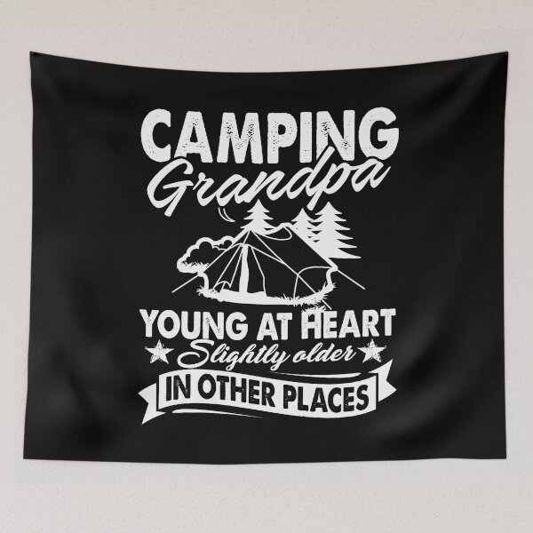 Item preview, Camping Grandpa Young At Heart designed and sold by UnknownArtistt.