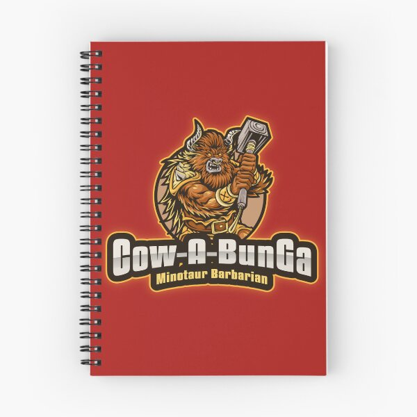 Item preview, Cow-A-Bunga Minotaur Barbarian (DnD) designed and sold by OldWarrior.