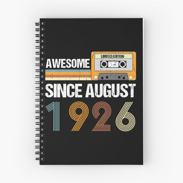 Item preview, Awesome Since August 1926 | Made In 1926 | August Birthday Quotes designed and sold by AMINE  ★★★★★.