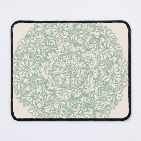 Item preview, Sage Medallion with Butterflies & Daisy Chains designed and sold by micklyn.