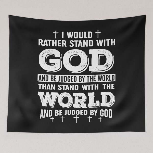 Item preview, I Would Rather Stand With God designed and sold by Moeez Javed.